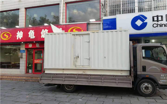 东莞出租发电机施工案例